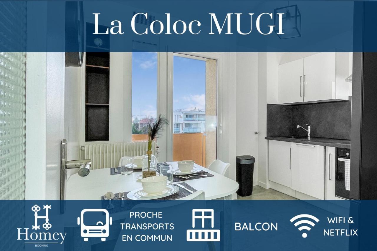 Homey La Coloc Mugi - Colocation Haut De Gamme - Chambres Privees - Balcon - Wifi Et Netflix - Proche Transports Commun Annemasse Kültér fotó