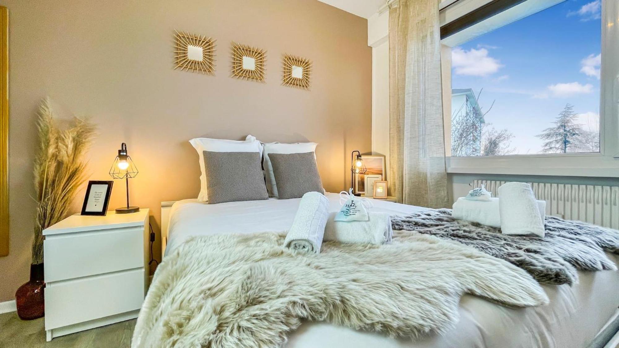 Homey La Coloc Mugi - Colocation Haut De Gamme - Chambres Privees - Balcon - Wifi Et Netflix - Proche Transports Commun Annemasse Kültér fotó